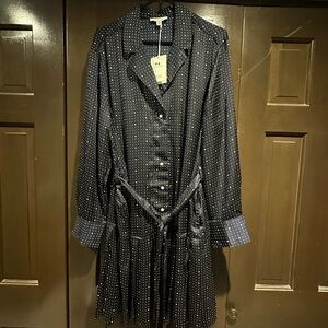 Black Polka Dot Dress NWT